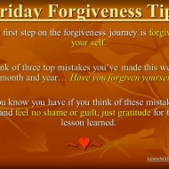 Forgiveness Tip Time – It’s All About You!