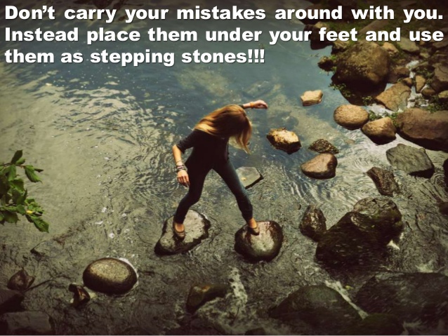 Mistakes -stepping stones