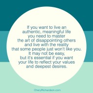 On Being Authentic – And Being Disliked