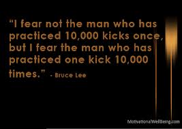 Self-discipline - Bruce Lee